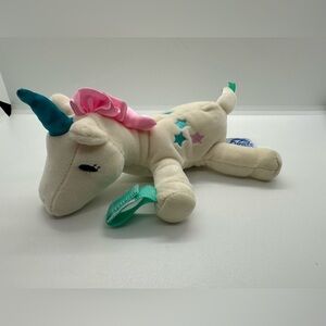 Dr Browns Unicorn Plush 7" Pacifier Holder Stuffed Animal Toy